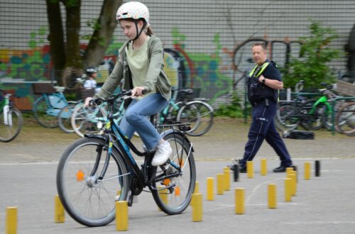 Förderung schulischer Aktionen, wie z.B. das Fahrradtraining